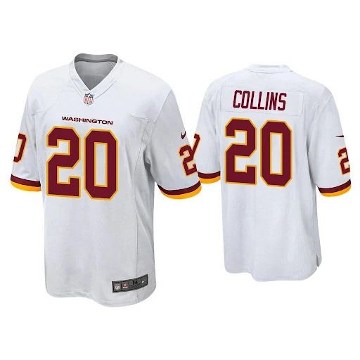 Men Washington Redskins #20 Landon Collins Nike White Retired Player Game NFL Jersey